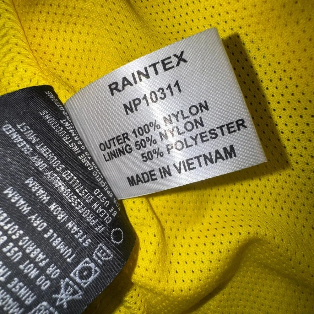 The North Face Jacket Mens XS Gore-Tex Performance Shell Neon Yellow‎ Rain Coat